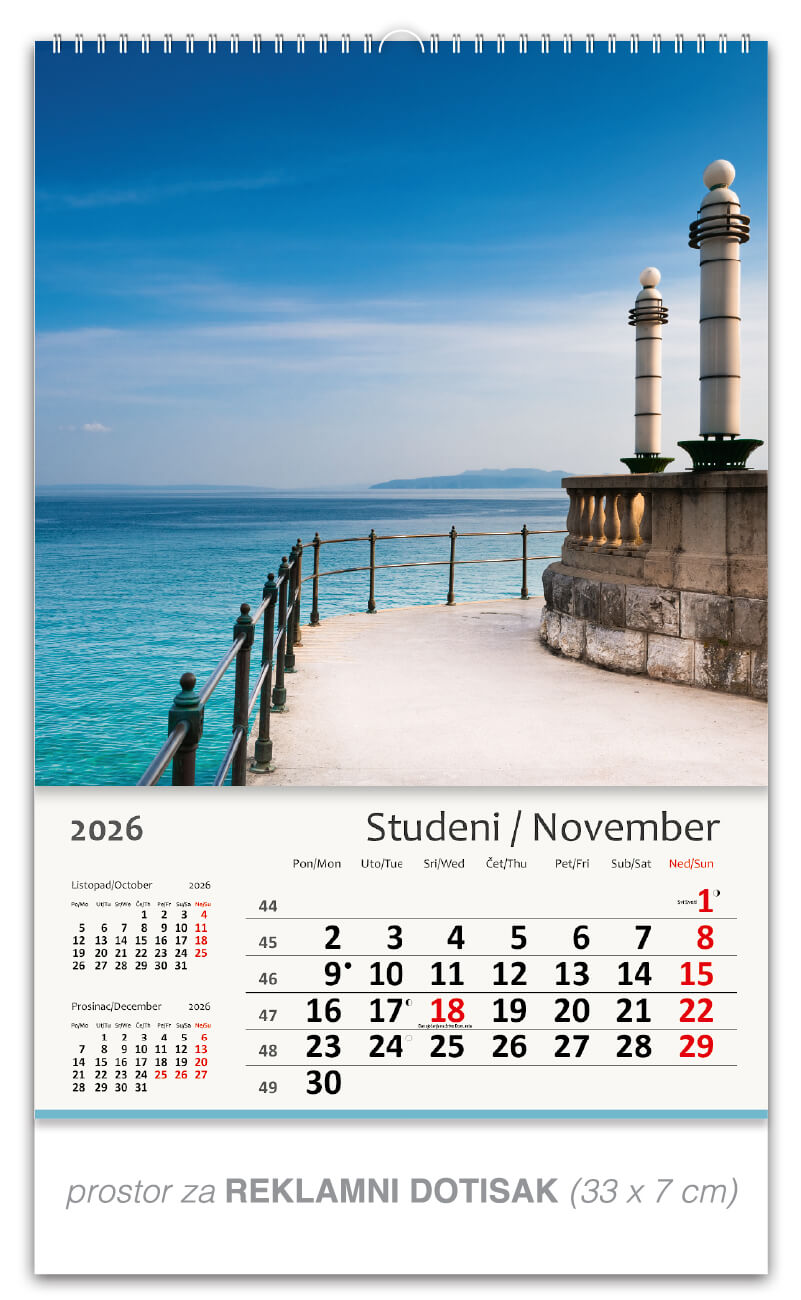 Okomiti kalendar “Jadransko more“ - Slika 12