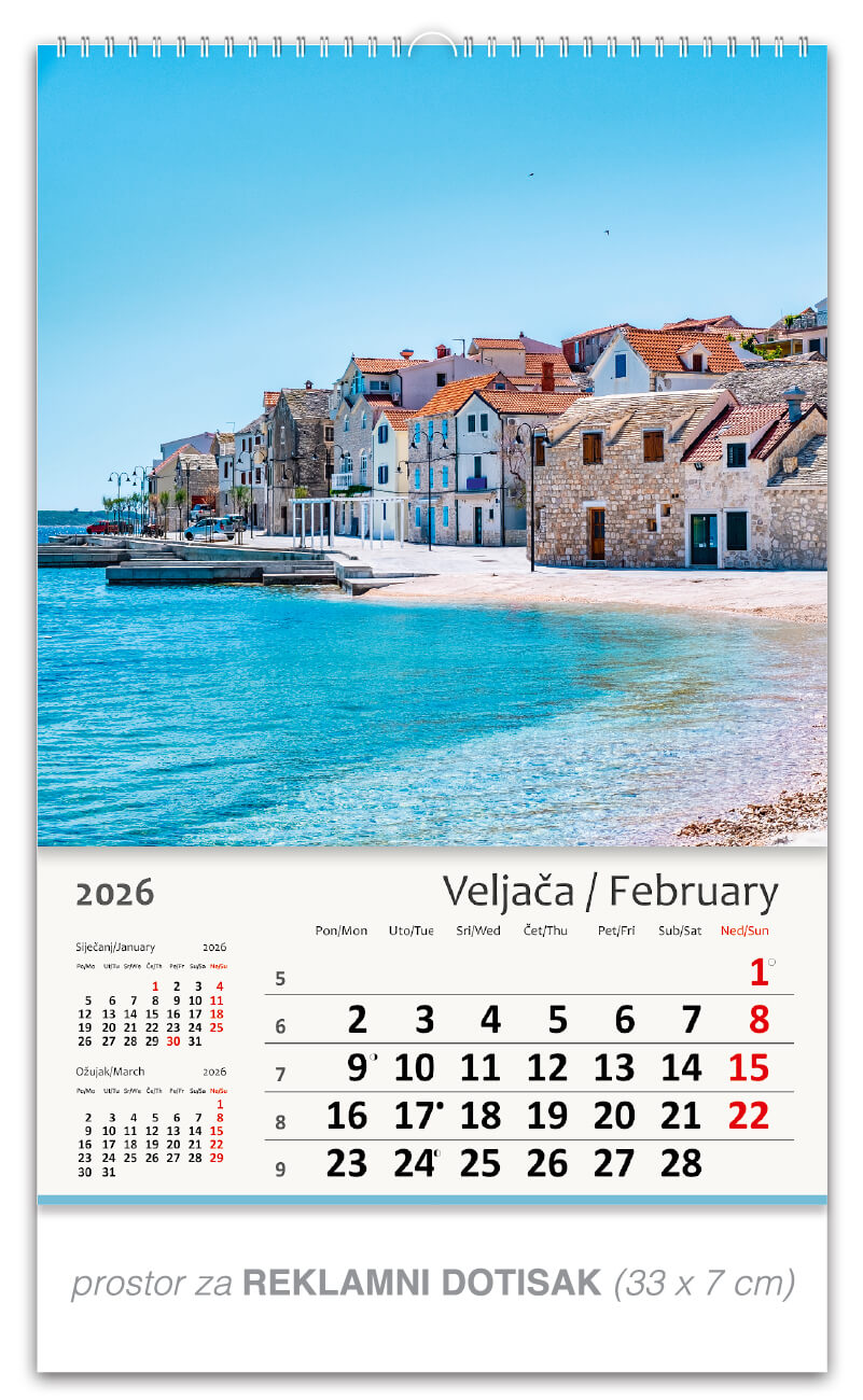 Okomiti kalendar “Jadransko more“ - Slika 3