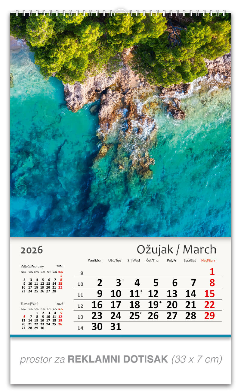 Okomiti kalendar “Jadransko more“ - Slika 4