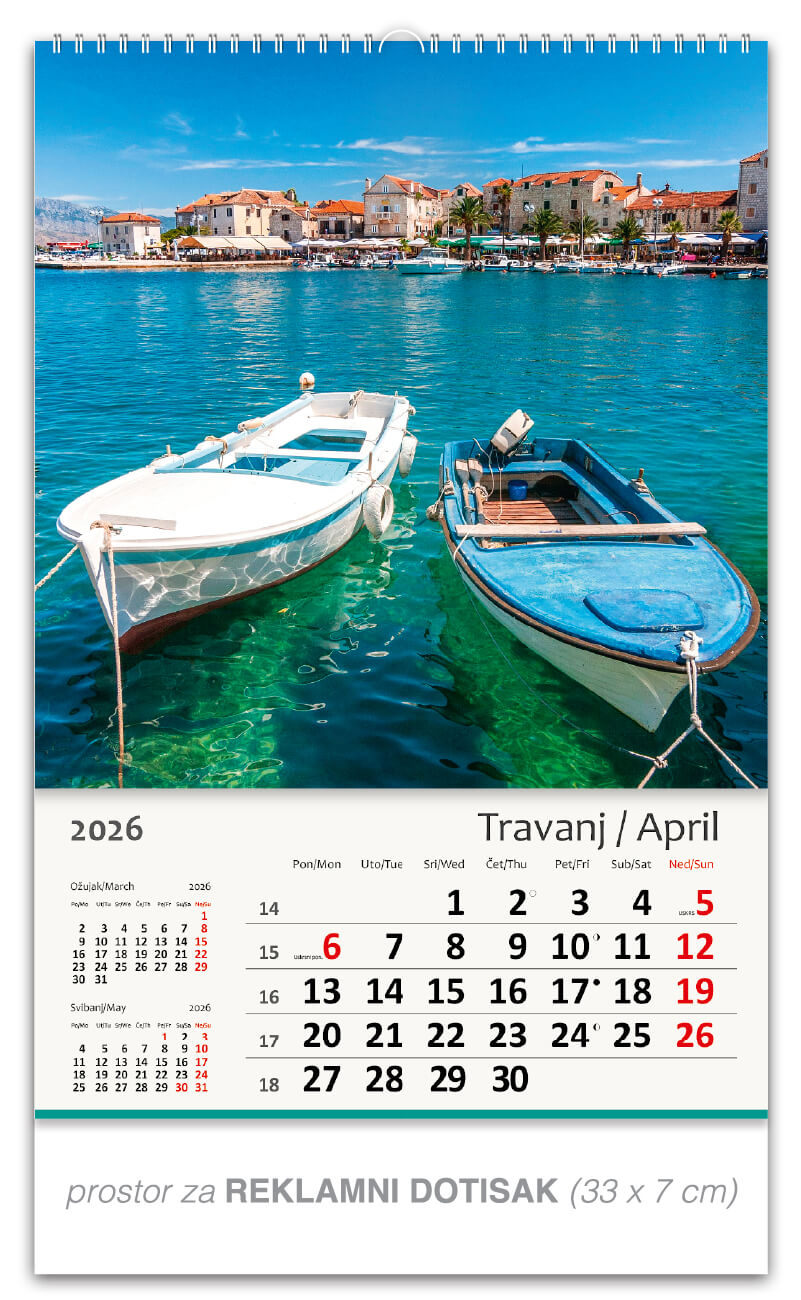 Okomiti kalendar “Jadransko more“ - Slika 5