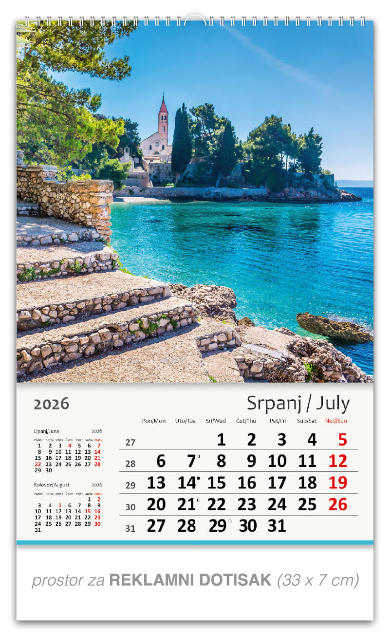 Okomiti kalendar “Jadransko more“ - Slika 8