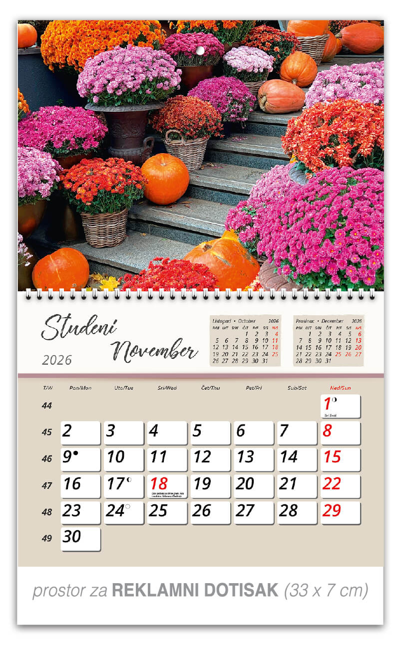 Preklopni zidni kalendar “Vrtne oaze” - Slika 12
