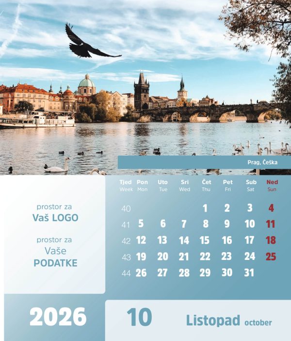 Stolni CD kalendar – 2026 – “Europa” - Slika 11