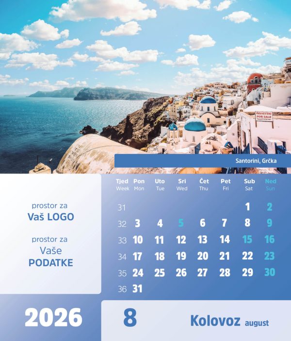Stolni CD kalendar – 2026 – “Europa” - Slika 9
