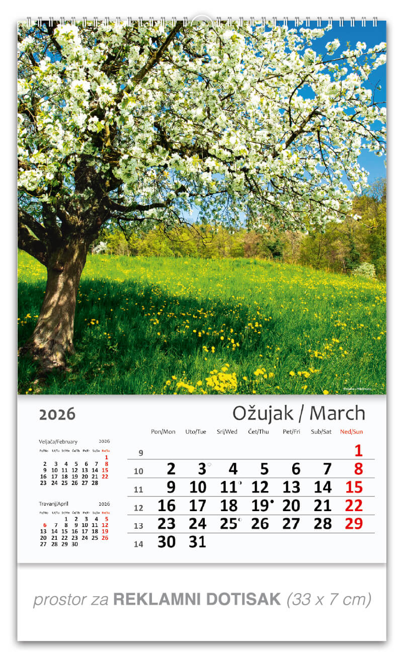 Okomiti kalendar “Hrvatska Croatia“ - Slika 4