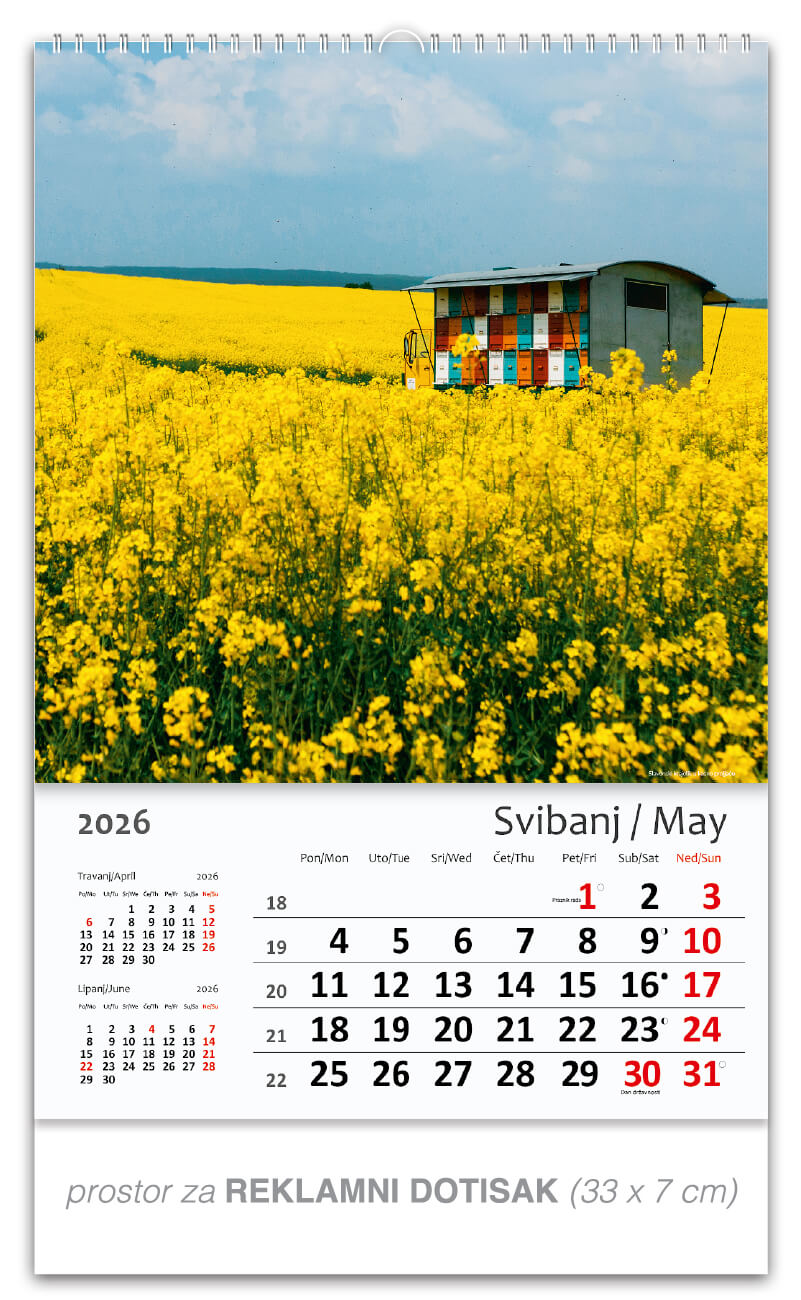 Okomiti kalendar “Hrvatska Croatia“ - Slika 6