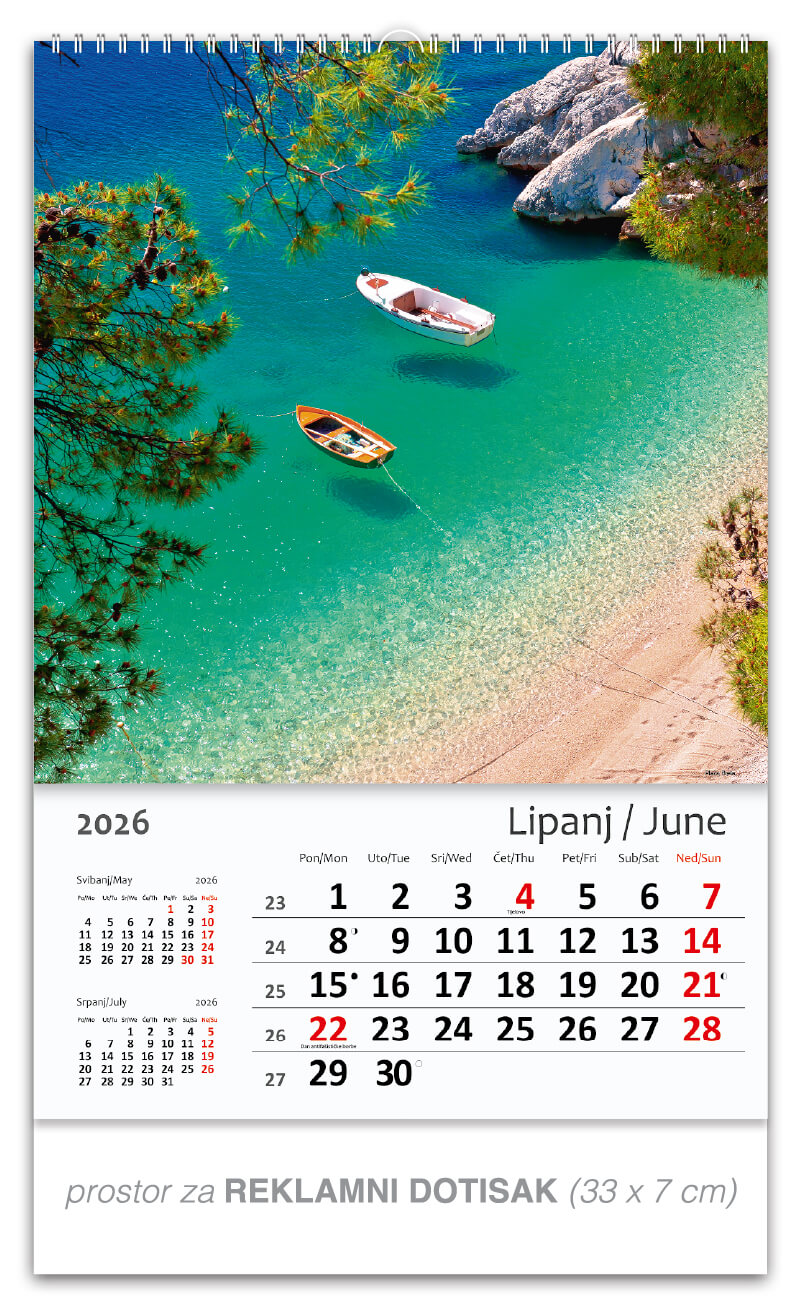 Okomiti kalendar “Hrvatska Croatia“ - Slika 7