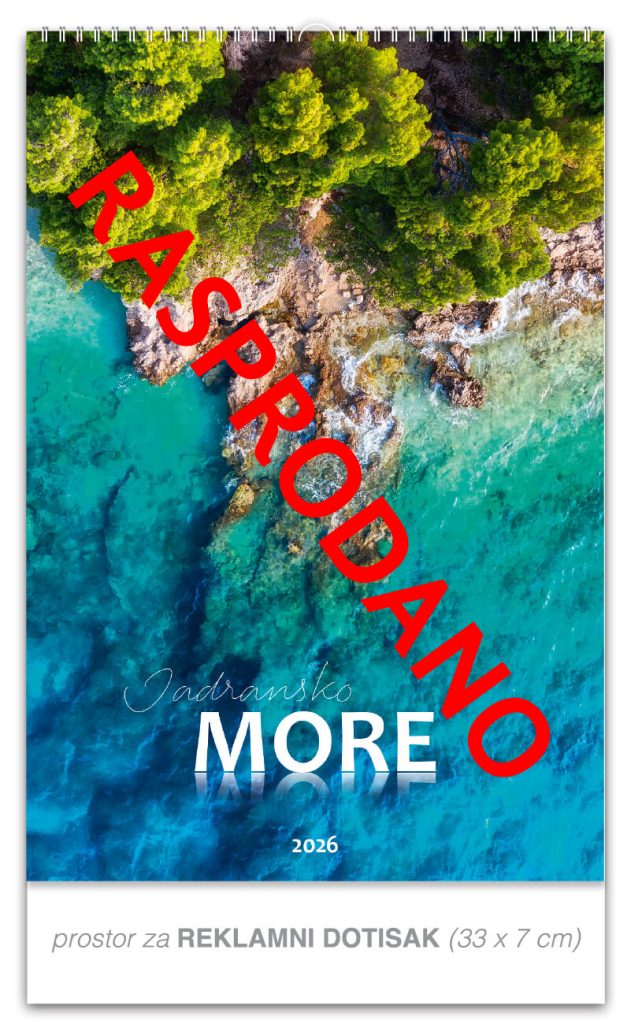 Okomiti kalendar “Jadransko more“