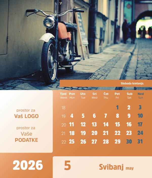 Stolni CD kalendar – 2026 – “Vremeplov” - Slika 6