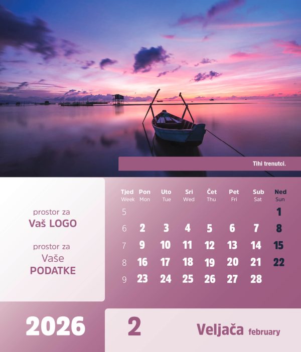 Stolni CD kalendar – 2026 – “Natura” - Slika 3