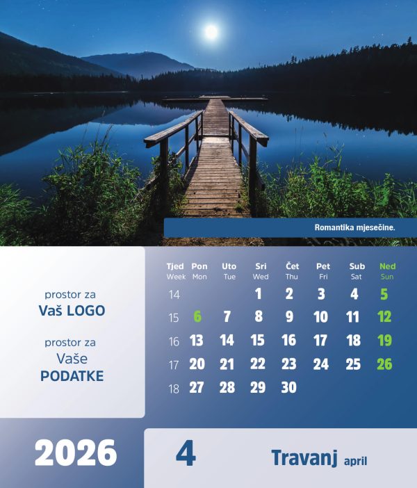 Stolni CD kalendar – 2026 – “Natura” - Slika 5