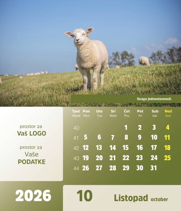 Stolni CD kalendar – 2026 – “Arka” - Slika 11