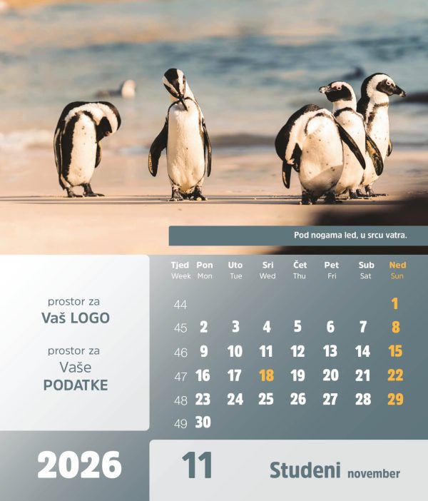Stolni CD kalendar – 2026 – “Arka” - Slika 12