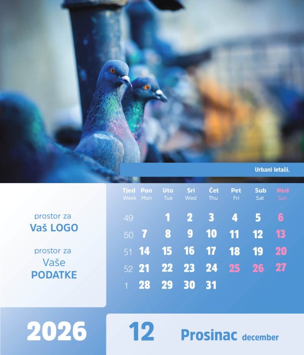 Stolni CD kalendar – 2026 – “Arka” - Slika 13