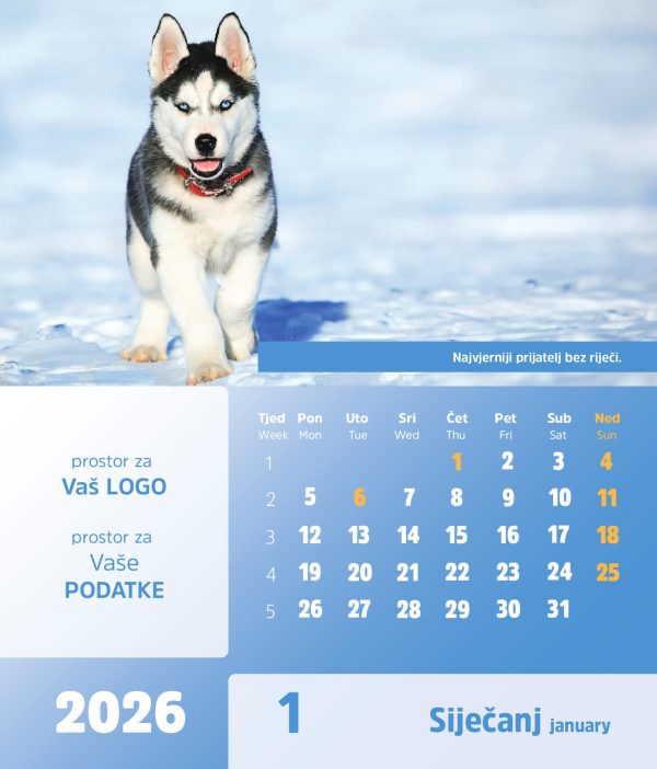 Stolni CD kalendar – 2026 – “Arka” - Slika 2