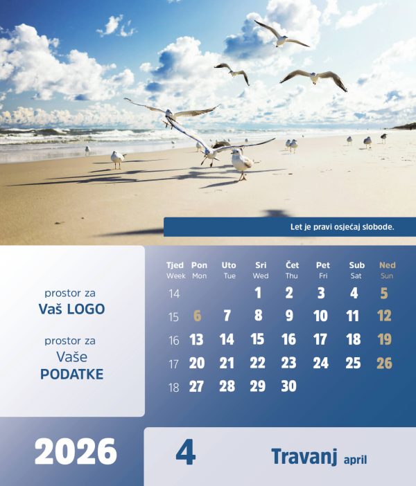 Stolni CD kalendar – 2026 – “Arka” - Slika 5