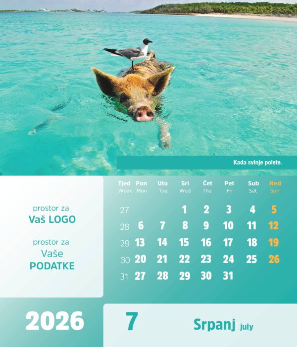 Stolni CD kalendar – 2026 – “Arka” - Slika 8