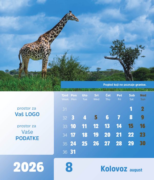 Stolni CD kalendar – 2026 – “Arka” - Slika 9