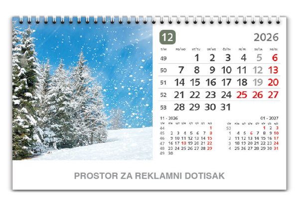 Stolni kolorni kalendar – čestitka - Slika 13