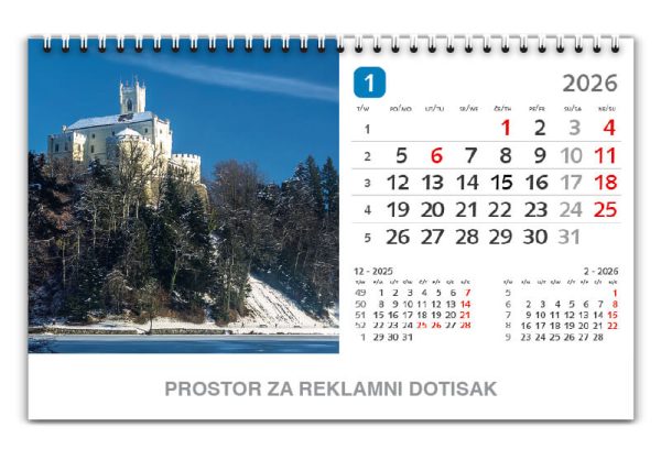 Stolni kolorni kalendar – čestitka - Slika 2