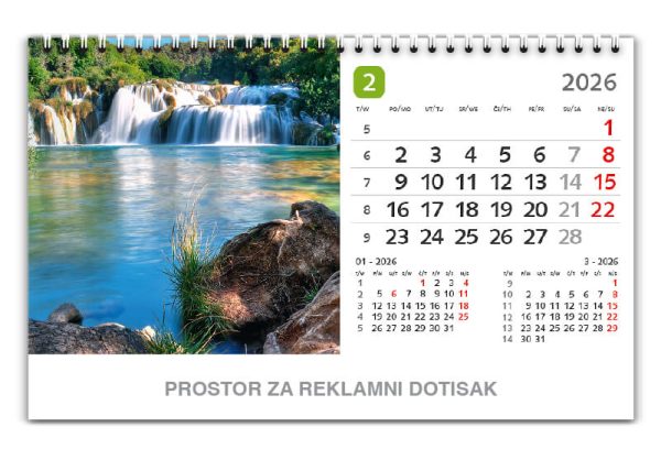 Stolni kolorni kalendar – čestitka - Slika 3