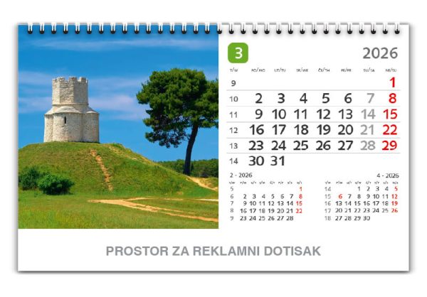 Stolni kolorni kalendar – čestitka - Slika 4