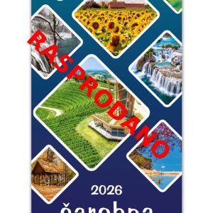 Uski zidni kalendar “Čarobna Hrvatska”